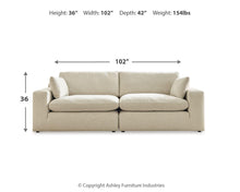 Load image into Gallery viewer, Elyza 2-Piece Sectional Loveseat
