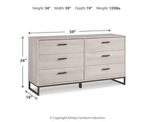 Load image into Gallery viewer, Socalle Six Drawer Dresser
