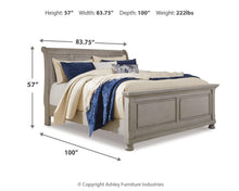 Load image into Gallery viewer, Lettner California King Sleigh Bed
