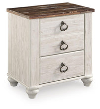 Load image into Gallery viewer, Willowton Two Drawer Night Stand
