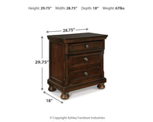 Load image into Gallery viewer, Porter Two Drawer Night Stand
