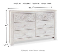 Load image into Gallery viewer, Paxberry Six Drawer Dresser
