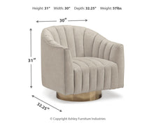 Load image into Gallery viewer, Penzlin Swivel Accent Chair

