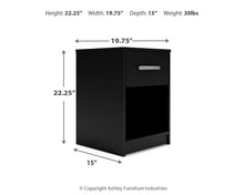Load image into Gallery viewer, Finch One Drawer Night Stand
