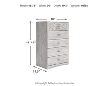 Load image into Gallery viewer, Paxberry Five Drawer Chest
