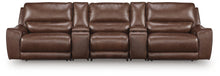 Load image into Gallery viewer, DeepWakes 5-Piece Reclining Sectional with Storage Consoles
