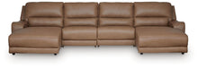 Load image into Gallery viewer, DeepWakes 4-Piece Reclining Sectional with Double Chaise
