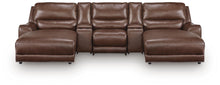 Load image into Gallery viewer, DeepWakes 5-Piece Reclining Sectional with Double Chaise and Storage Consoles
