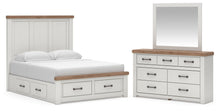 Load image into Gallery viewer, Savonport King Panel Storage Bed, Dresser and Mirror
