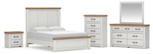Load image into Gallery viewer, Savonport Queen Panel Bed, Dresser, Mirror, Chest and Nightstand
