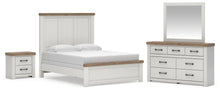 Load image into Gallery viewer, Savonport Queen Panel Bed. Dresser, Mirror and Nightstand
