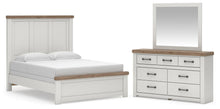 Load image into Gallery viewer, Savonport Queen Panel Bed, Dresser and Mirror

