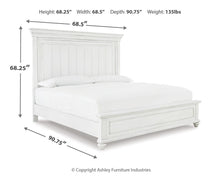 Load image into Gallery viewer, Kanwyn Queen Panel Bed with Mirrored Dresser, Chest and Nightstand
