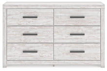 Load image into Gallery viewer, Cayboni Full Panel Bed with Mirrored Dresser
