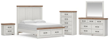Load image into Gallery viewer, Savonport Queen Panel Storage Bed, Dresser, Mirror, Chest and Nightstand
