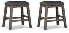 Load image into Gallery viewer, Caitbrook Upholstered Stool (2/CN)
