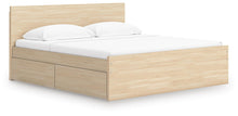 Load image into Gallery viewer, Onita Queen Panel Platform Bed with 2 Side Storage
