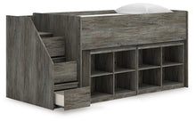 Load image into Gallery viewer, Frandern Twin Loft Bed with Bookcase Storage
