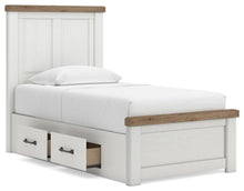 Load image into Gallery viewer, Savonport Twin Panel Bed with Storage
