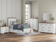Load image into Gallery viewer, Savonport Twin Panel Bed with Storage
