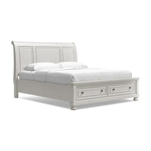 Load image into Gallery viewer, Robbinsdale California King Sleigh Bed with Storage with Mirrored Dresser
