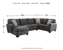 Load image into Gallery viewer, Ambee 3-Piece Sectional with Chaise
