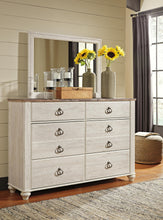 Load image into Gallery viewer, Willowton Dresser and Mirror
