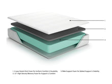 Load image into Gallery viewer, 10 Inch Chime Memory Foam  Mattress
