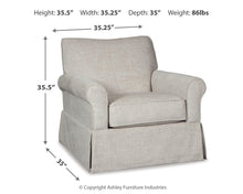 Load image into Gallery viewer, Searcy Swivel Glider Accent Chair
