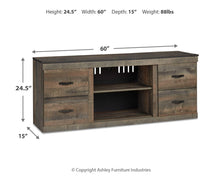 Load image into Gallery viewer, Trinell LG TV Stand w/Fireplace Option
