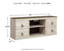 Load image into Gallery viewer, Willowton LG TV Stand w/Fireplace Option
