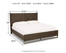 Load image into Gallery viewer, Arkenton King Panel Bed
