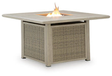 Load image into Gallery viewer, Cliff Trails Square Fire Pit Table
