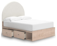 Load image into Gallery viewer, Arloster Full Upholstered Panel Bed with Storage
