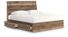 Load image into Gallery viewer, Chirason King Panel Bed with Storage
