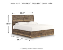 Load image into Gallery viewer, Chirason King Panel Bed
