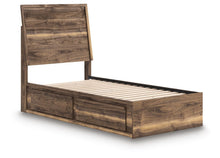 Load image into Gallery viewer, Chirason Twin Panel Bed with Storage
