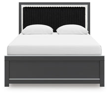 Load image into Gallery viewer, Zuraleus Queen Upholstered Panel Bed
