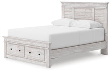Load image into Gallery viewer, Makidern Queen Panel Storage Bed
