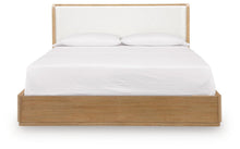 Load image into Gallery viewer, Pamaria California King Upholstered Panel Bed
