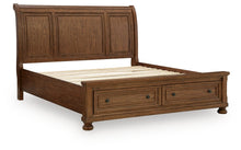 Load image into Gallery viewer, Zackaryn California King Sleigh Storage Bed
