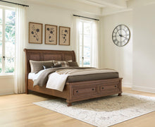 Load image into Gallery viewer, Zackaryn California King Sleigh Storage Bed
