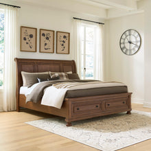 Load image into Gallery viewer, Zackaryn King Sleigh Storage Bed
