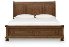 Load image into Gallery viewer, Zackaryn King Sleigh Storage Bed
