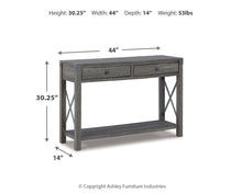 Load image into Gallery viewer, Freedan Console Sofa Table
