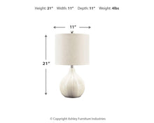 Load image into Gallery viewer, Rainermen Ceramic Table Lamp (1/CN)
