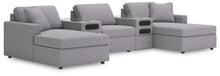 Load image into Gallery viewer, Modmax 5-Piece Double Storage Chaise Sectional with Audio Consoles
