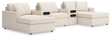 Load image into Gallery viewer, Modmax 5-Piece Double Storage Chaise Sectional with Audio Consoles
