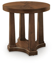Load image into Gallery viewer, Rustic Plains Round End Table
