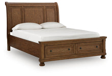 Load image into Gallery viewer, Zackaryn Queen Sleigh Storage Bed
